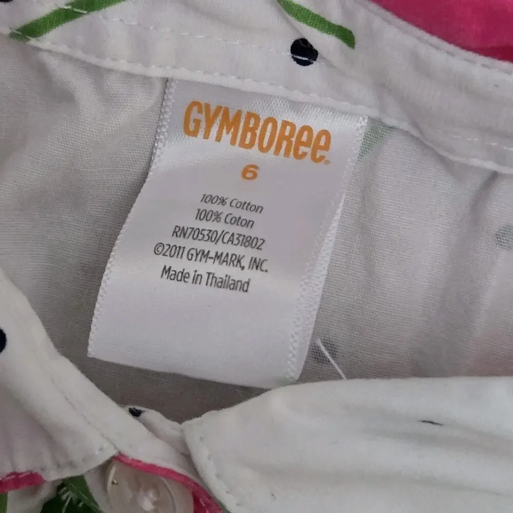 GYMBOREE TULIP OUTFIT SET 5T SPRING‎ 2011 DENIM RUFFLES Y2K